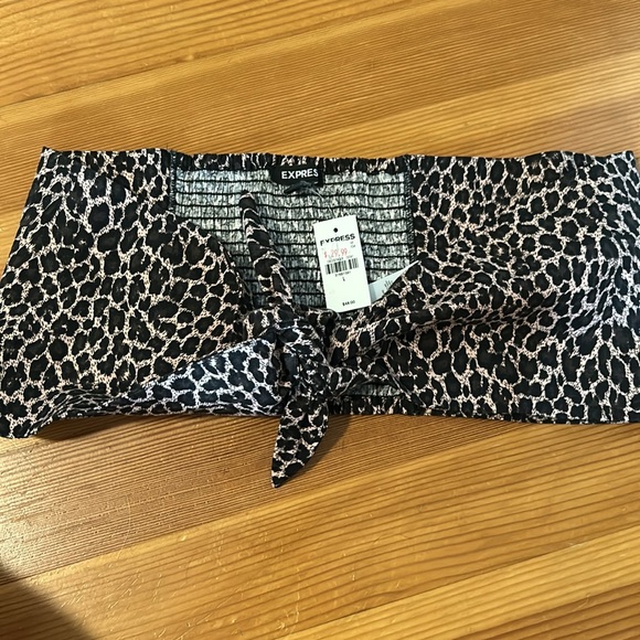 NWT Express Tie Bandeau Top - Picture 3 of 6